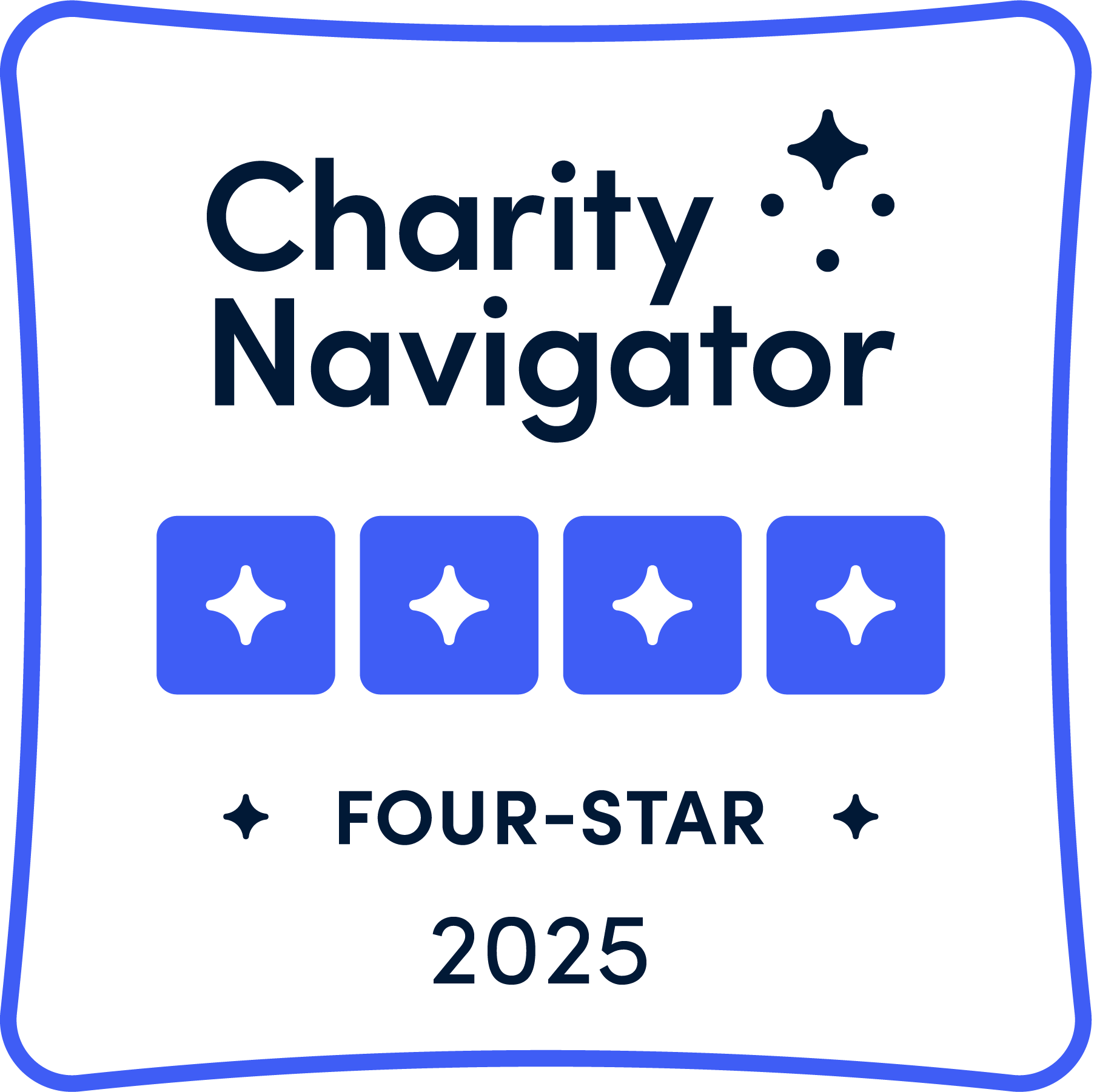 Charity Navigator 4-Star Rating